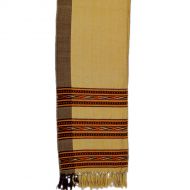 Narrow scarf - arrow - camel