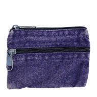 Stonewashed - embroidered yak purse - purple