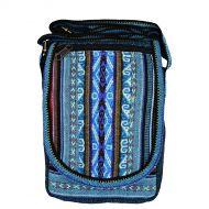 Medium Gheri Print Panel Bag - Blue