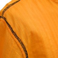 Wonky wardrobe - Short sleeved cotton shirt  - orange