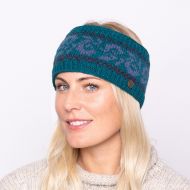 Pure Wool Fleece Lined - Headband - Alpine - Teal