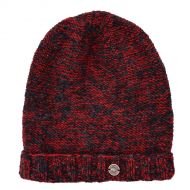 Pure wool - turn up - two tone slouch hat - red/charcoal