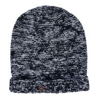 Pure wool - turn up - two tone slouch hat - mid grey/charcoal