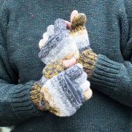 Natural electric mitt - Mustard Natural
