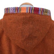 Gheri Edged Hooded Cotton Pullon - Spice