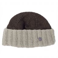 Pure Wool Hand knit - watchman's beanie - Brown Camel