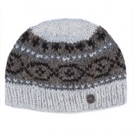 Natural Twine Beanie - Pure Wool - Pale Grey
