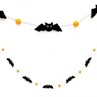 Bat - Wool Felt - Garland