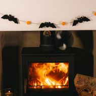 Bat - Wool Felt - Garland