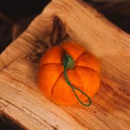 Pumpkin - Wool Felt - Hanging Decoration