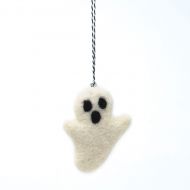 Ghost - Wool Felt - Hanging Decoration