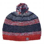 Pure Wool - Ridgeway bobble hat - charcoal dark spice