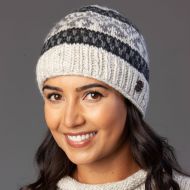 Natural Yurt Beanie - Pure Wool - Pale Grey