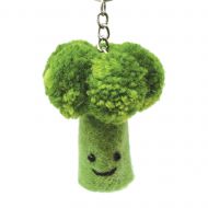 Broccoli - Wool Felt - Keyring