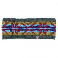 Cosmos headband - hand knit - landscape