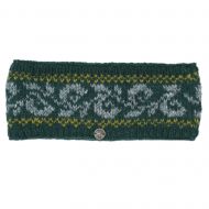 Pure Wool Fleece Lined - Headband - Alpine - Pine Green