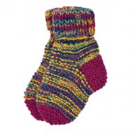 Handknit - Electric Lounge socks - Glen Berry