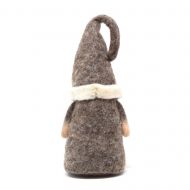 Handmade Christmas - Wool Felt Decoration - Hanging Loop Gonk