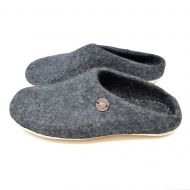 Pure Wool Felt - Slippers - Charcoal