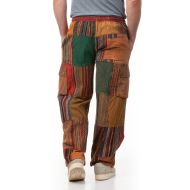 Gheri Patchwork Stonewashed - Trousers - Spice