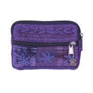 Embroidered Purse - Purple
