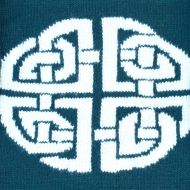 SALE - Green Celtic Knot Jumper - Small