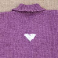SALE - Mulberry Hearts Cardigan - Small