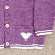 SALE - Mulberry Hearts Cardigan - Small