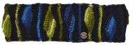 Pure wool - Fleece lined - headband - flame - black