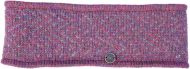 Pure Wool Fleece lined - Zigzag Heather Headband - Pink Heather