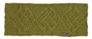 Pure Wool Fleece Lined - Trellis Diamond Headband - Green