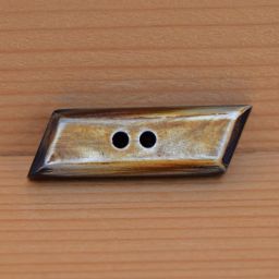 Hand worked - Small Bar -  pale surfaced button