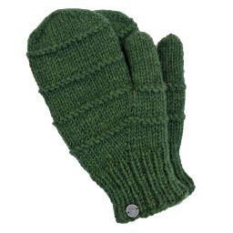 Fleece lined mittens - Ridge - Dark green