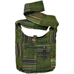 Medium patchwork bag - green