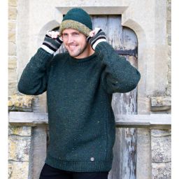 Pure wool, hand knit, fair trade, roll neck jumpers. Small to XXXL ...
