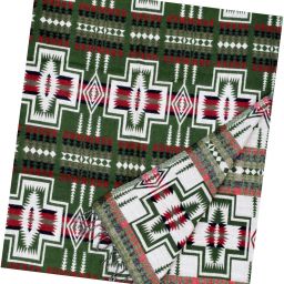 Aztec shawl - green