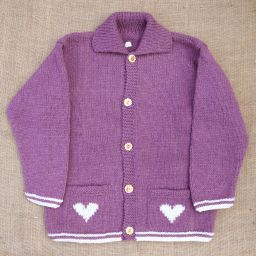 SALE - Mulberry Hearts Cardigan - Small