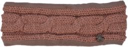 Pure Wool Fleece Lined - Cable Headband - Blush