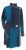 Embroidered Patchwork Coat - Blue