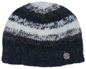 Pure Wool Natural electric beanie - Greys