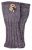 Fleece lined wristwarmer - fruit button - Pale heather