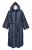 Gheri - soft brushed cotton - dressing gown/robe - black and white