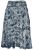 Tie dye - midi skirt - ink blues