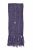 Pure wool - hand knit - heather mix scarf - purple