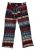 Soft Blanket Trousers - Red/Blue Pattern