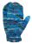 Fleece lined mittens - Electric - Turquoise