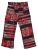 Soft blanket Trousers - Red/Black Pattern