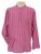 Light weight - Striped Cotton Shirt - Pink