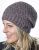 Pure Wool - Weave Baggy Beanie - Pale Heather