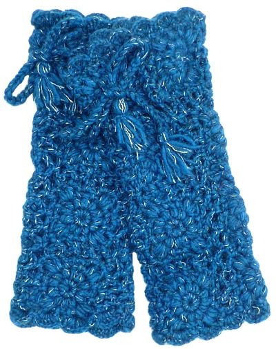 Leg Warmer - crochet pattern - Blue